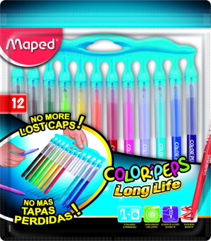 845045  COLOR'PEPS LONG LIFE ., 12 .,  . . , Maped
