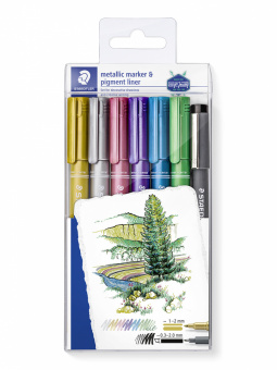 8323-SWP6P   Metallic, 1-2 , 6     Pigment Liner