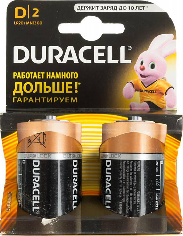 559004  Duracell Basic LR20-2BL MN1300 D (2)