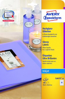 C6079-10   63,542,3 ,.,.,, IJ,180 ./.,10, Avery Zweckform
