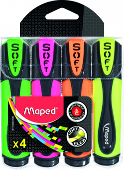 746047  FLUO PEP'S ULTRA SOFT,  ,  4 ., Maped