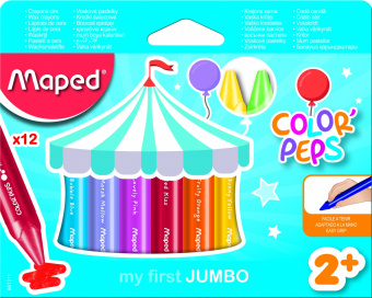 861311    Maped Color'Peps Jumbo, 12 