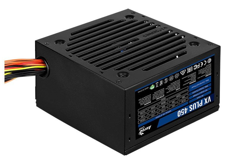 1049255   Aerocool ATX 450W VX PLUS 450W (24+4+4pin) 120mm fan 2xSATA RTL