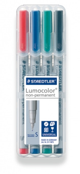 311WP4    Staedtler Lumocolor, S 0.4 , 4 