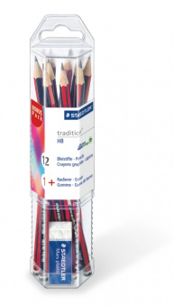 61110P2   Staedtler Tradition, HB, 12 ,   Mars Plastic