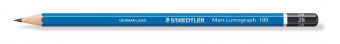 100-2B   Staedtler Mars Lumograph, 2B