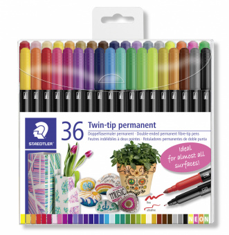3187TB36   Staedtler Twin-tip, 36 , 