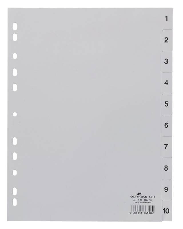 828811   Durable 6511-10 A4  10  1-10  