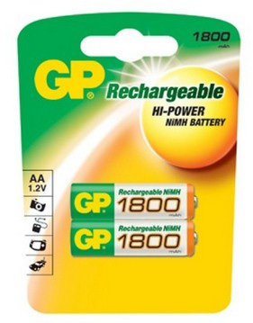 618028  GP 180AAHC AA NiMH 1800mAh (2)