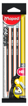 851711     Maped Black Pep's, HB, 3 