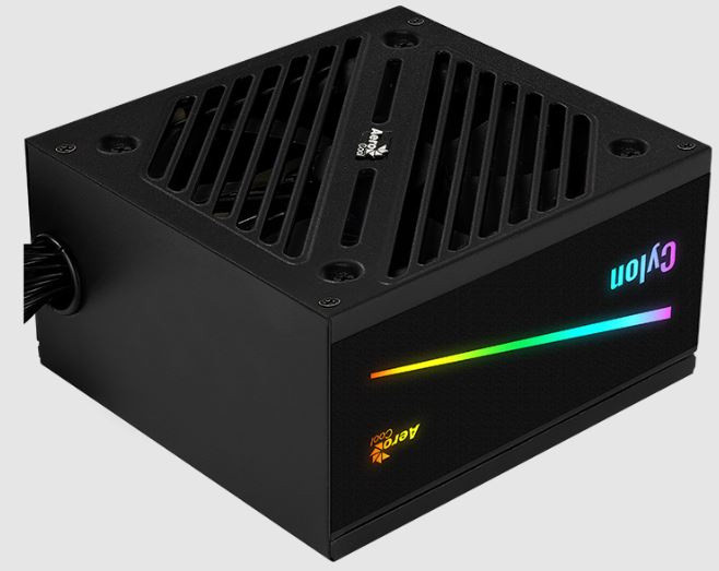1111164   Aerocool ATX 600W KCAS PLUS 600 80+ bronze (24+4+4pin) APFC 120mm fan 7xSATA RTL