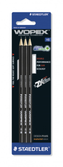 180HB-9BK3   Staedtler Wopex, HB, 3 ,   