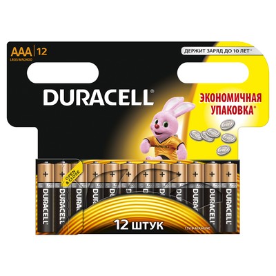 349351  Duracell Basic A/LR03 12 