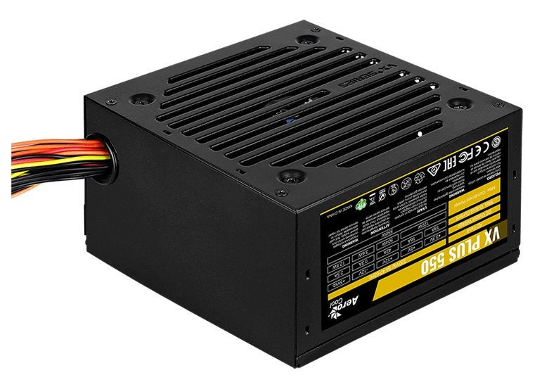 1049257   Aerocool ATX 550W VX PLUS 550W (24+4+4pin) 120mm fan 3xSATA RTL