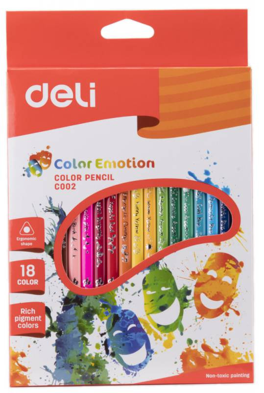 458043 ��������� ������� Deli Color Emotion EC00210 ����������� ���� 18��. �������/�������.