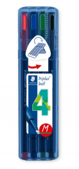 437MSB4   Staedtler Triplus Ball, M 0.45 , 4 