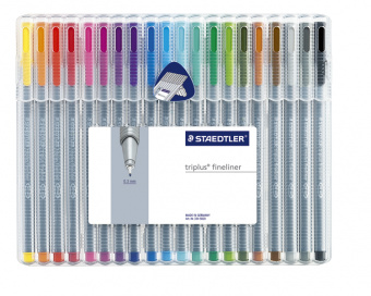 334SB20   Staedtler Triplus Fineliner, 0.3 , 20 ,  