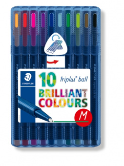 437MSB10   Staedtler Triplus Ball, M 0.45 , 10 