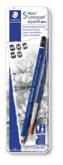 100AG6    Staedtler Mars Lumograph Aquarell, 5 ,  