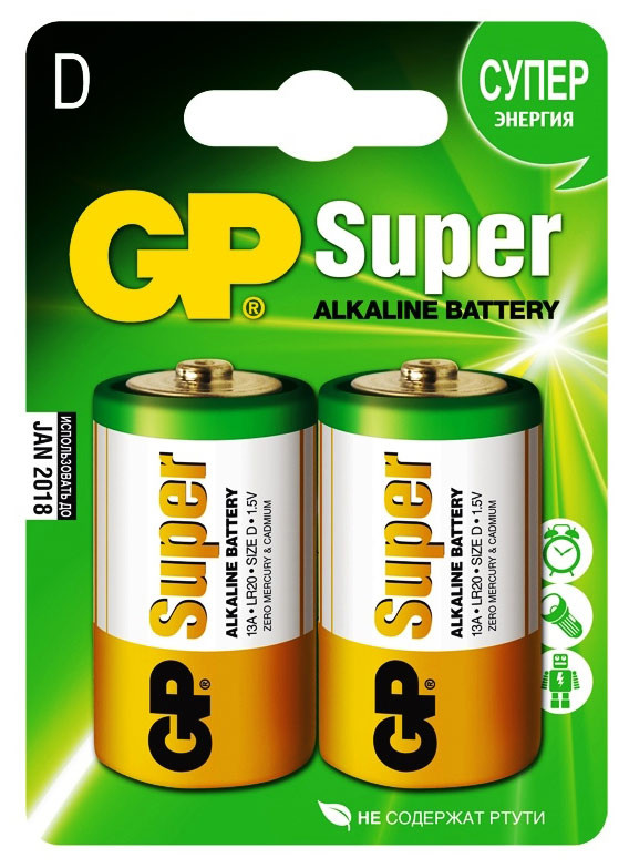 393587  GP Super Alkaline 13A LR20 D (2)