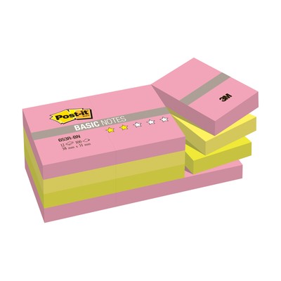 416840  Post-it Basic 38x51   3  (12   100 )