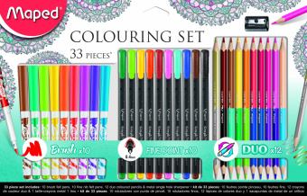 897417    Maped Colouring Set, 33 