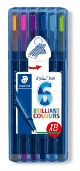 437XBSB6   Staedtler Triplus Ball, XB 0.7 , 6 