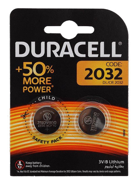 1106757  Duracell DL/CR2032 CR2032 (2)