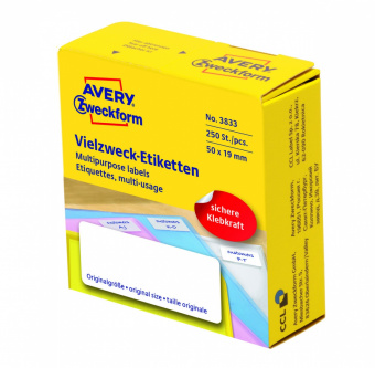 3833     , 5019 , , 250 .,1 , Avery Zweckform