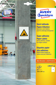 L7877-20   .  210x297, IJ+L+K+CL,., 20 ./., 20,,Avery Zweckfom