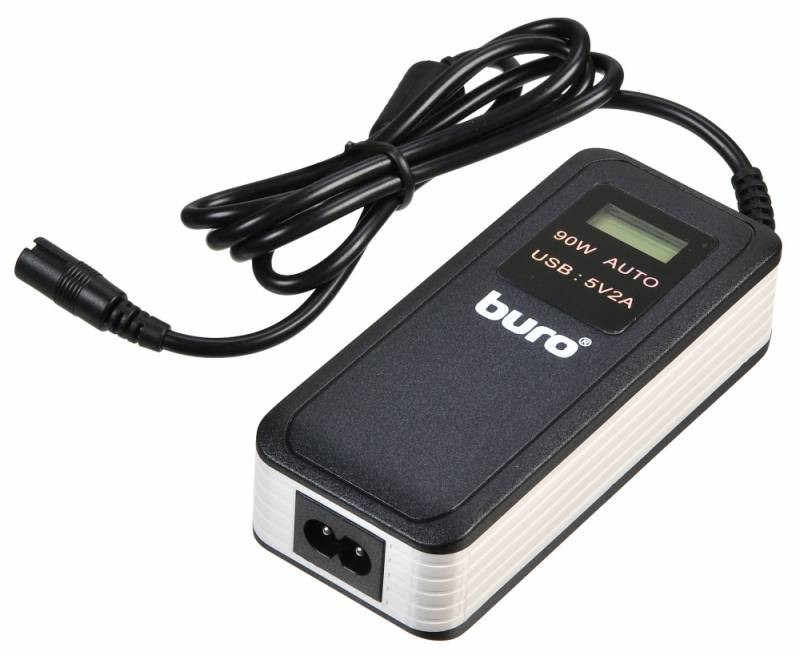 945342   Buro BUM-0065A90  90W 12V-20V 11-connectors 5A 1xUSB 2.1A    LD 